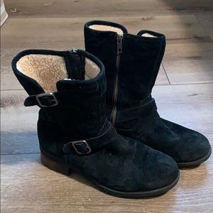Ugg Suede Moto Boots